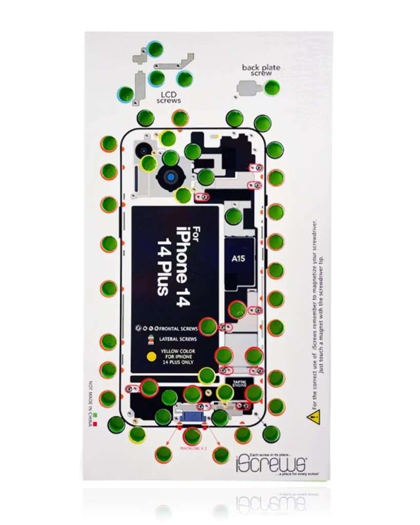 iScrews Position Mat For iPhone 14/ 14 Plus (dottorpod)