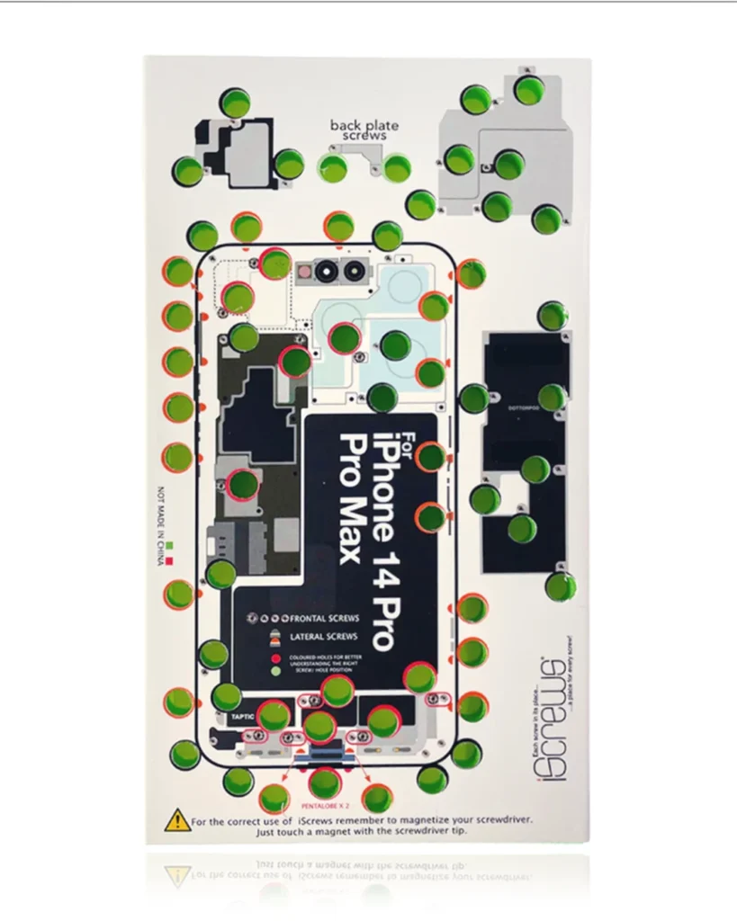 iScrews Position Mat For iPhone 14 Pro / 14 Pro Max (dottorpod)
