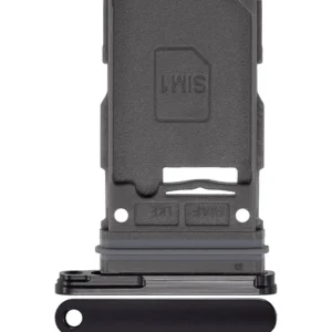 Single Sim Card Tray For Samsung Galaxy S23 5G / S23 Plus 5G (Phantom Black)