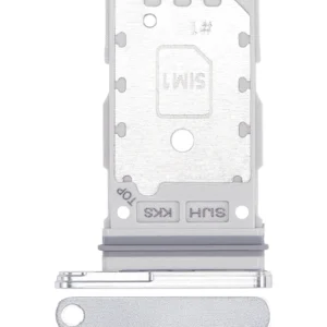 Dual Sim Card Tray For Samsung Galaxy S22 Ultra (White)