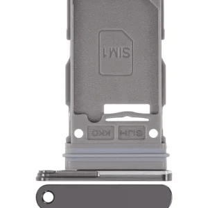 Single Sim Card Tray For Samsung Galaxy S22 Ultra 5G (Phantom Black)
