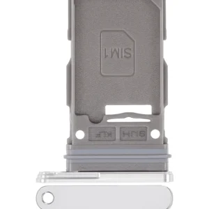 Single Sim Card Tray For Samsung Galaxy S22 Ultra 5G (White)