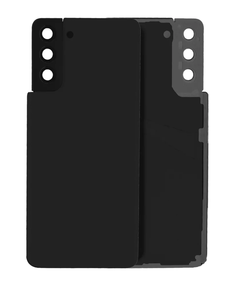Back Cover Glass With Camera Lens For Samsung Galaxy S21 Plus (Service Pack) (Phantom Black)