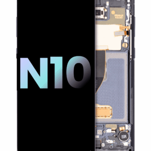 OLED Assembly With Frame For Samsung Galaxy Note 10 (Service Pack) (Aura Black)