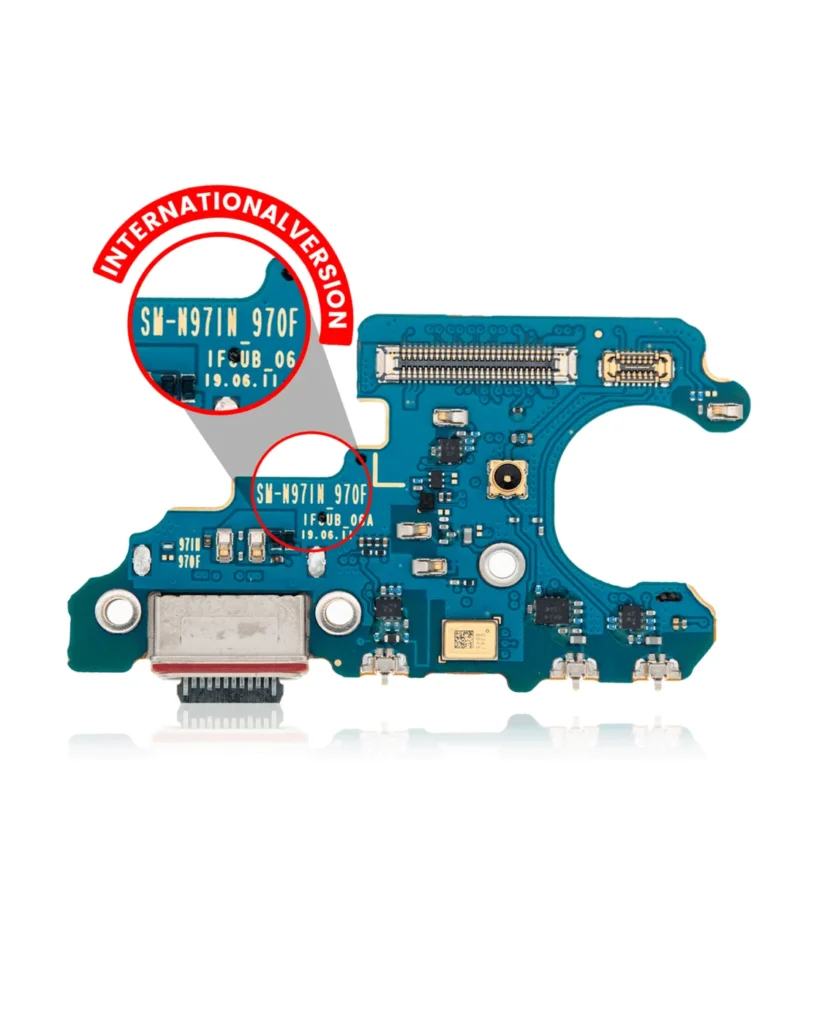 Charging Port With Board For Samsung Galaxy Note 10 (N970F) (International Version) (Premium)