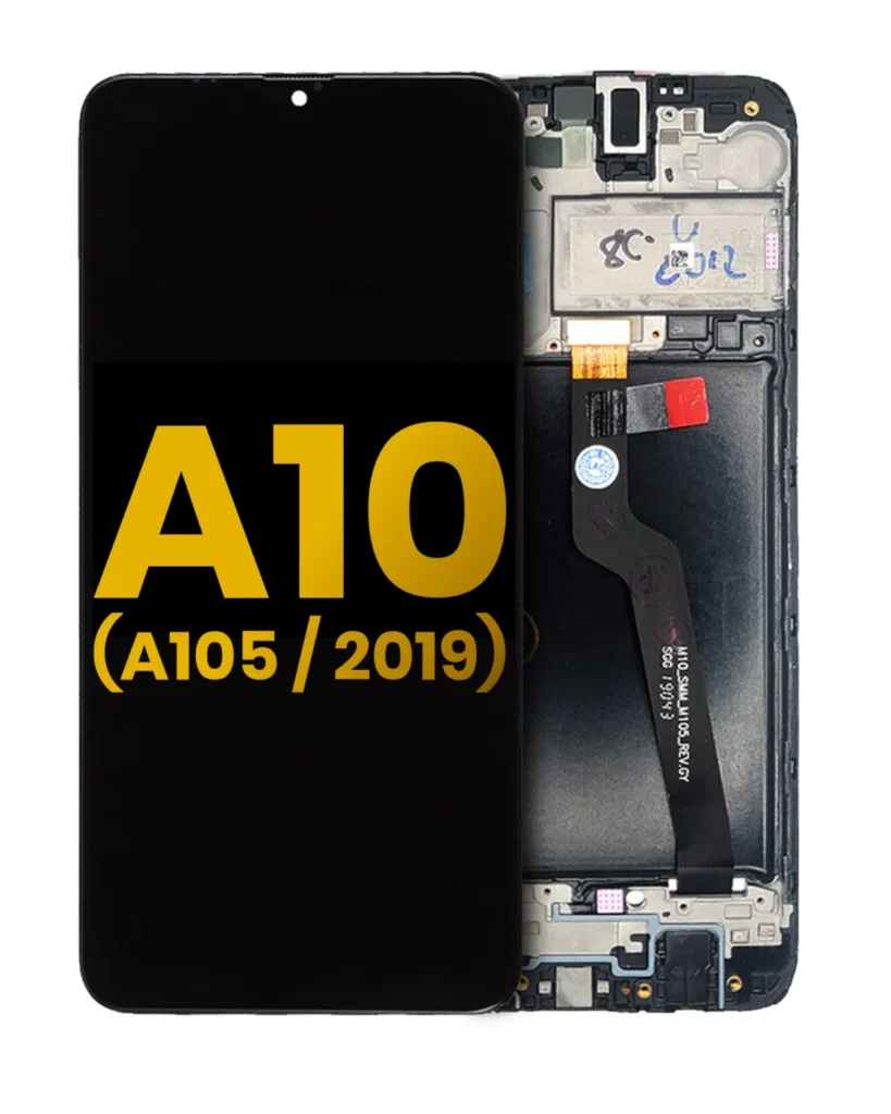 LCD-Frame For Samsung Galaxy A10 (A105 / 2019) (Single Card Version)