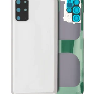Back Cover Glass With Camera Lens For Samsung Galaxy S20 Plus 5G (No Logo) (Aftermarket Plus) (Cloud White)