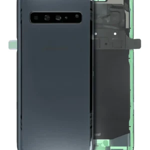 Back Cover Glass With Camera Lens For Samsung Galaxy S10 5G (Service Pack) (Prism Black)