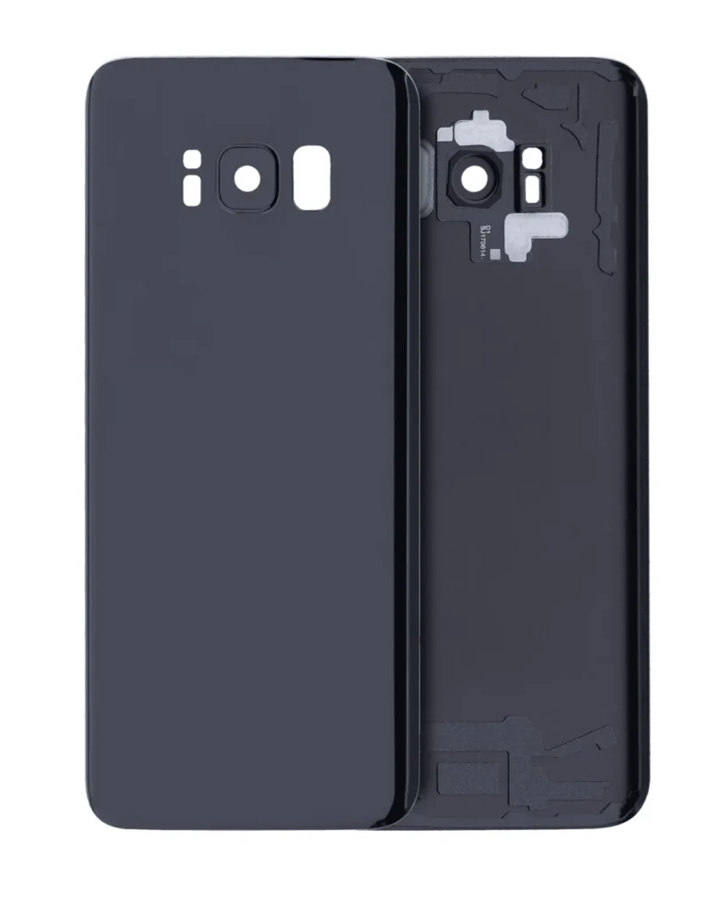 Back Cover Glass With Camera Lens For Samsung Galaxy S8 (Service Pack) (Midnight Black)