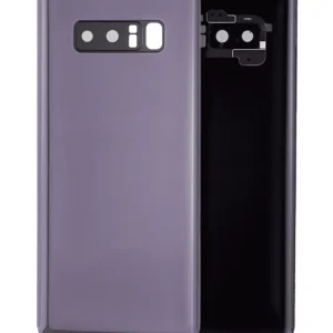 Back Cover Glass With Camera Lens For Samsung Galaxy Note 8 (No Logo) (Aftermarket Plus) (Orchid Gray)