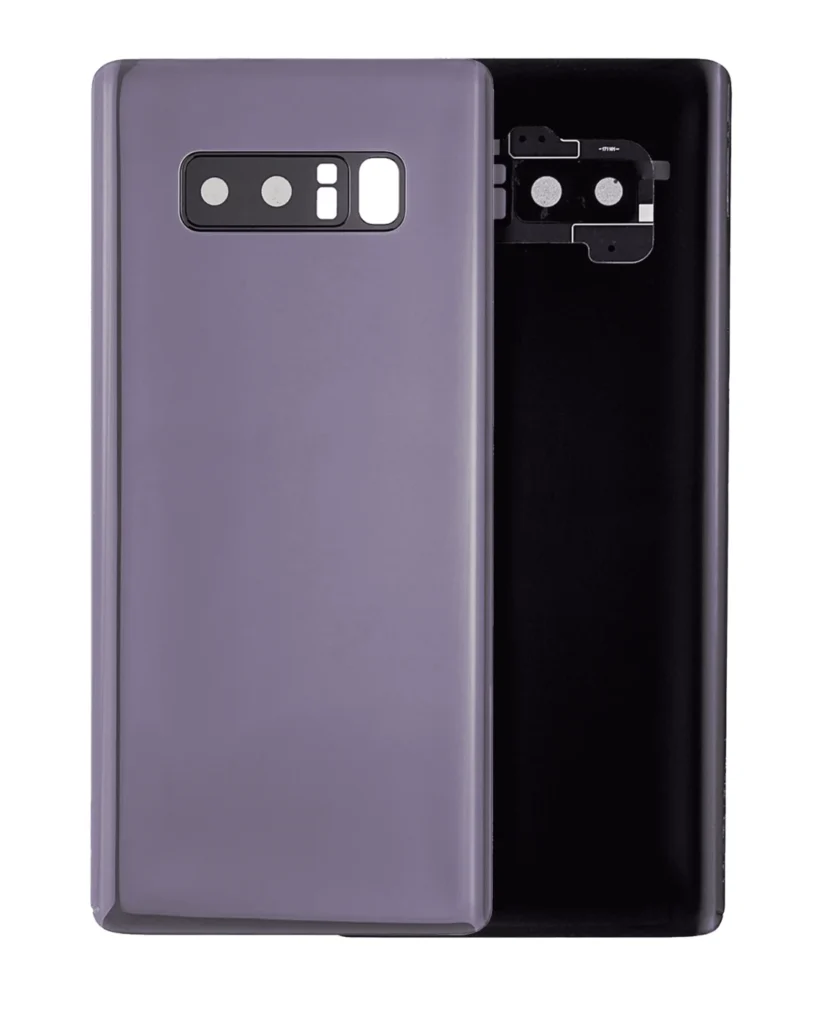 Back Cover Glass With Camera Lens For Samsung Galaxy Note 8 (No Logo) (Aftermarket Plus) (Orchid Gray)