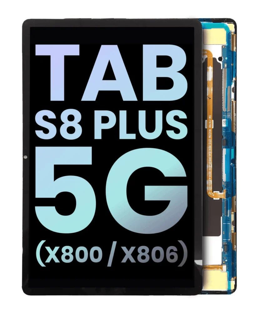 OLED Assembly Without Frame For Samsung Galaxy Tab S8 Plus 5G 12.4" (X800 / X806 / X808) ( 2022) (Service Pack) (Black)
