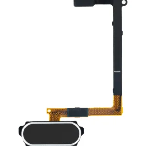 Home Button With Flex For Samsung Galaxy S6 (Black)