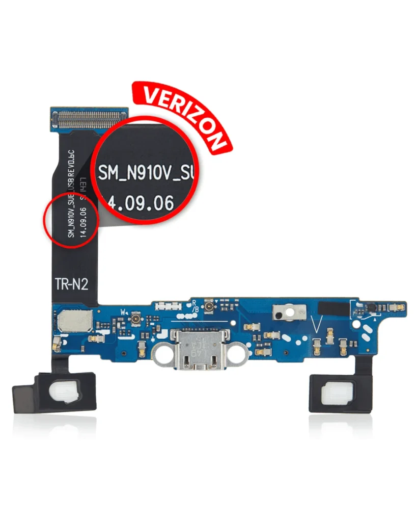 Charging Port Flex Cable For Samsung Galaxy Note 4 (N910V) (Verizon)