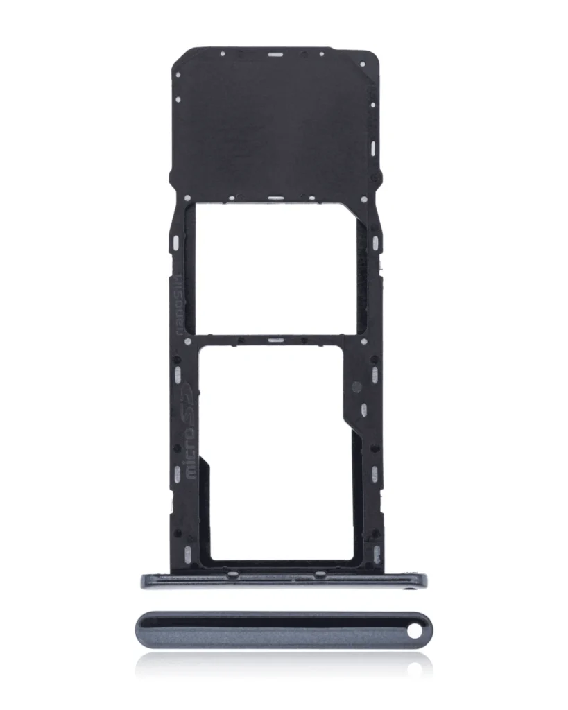 Single Sim Card Tray For LG K51 (K500MM) (Black)