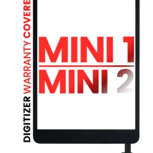 Digitizer With IC Chip & Home Button Pre-Installed For iPad Mini 1 / iPad Mini 2 (Aftermarket Pro: XO7) (Black)