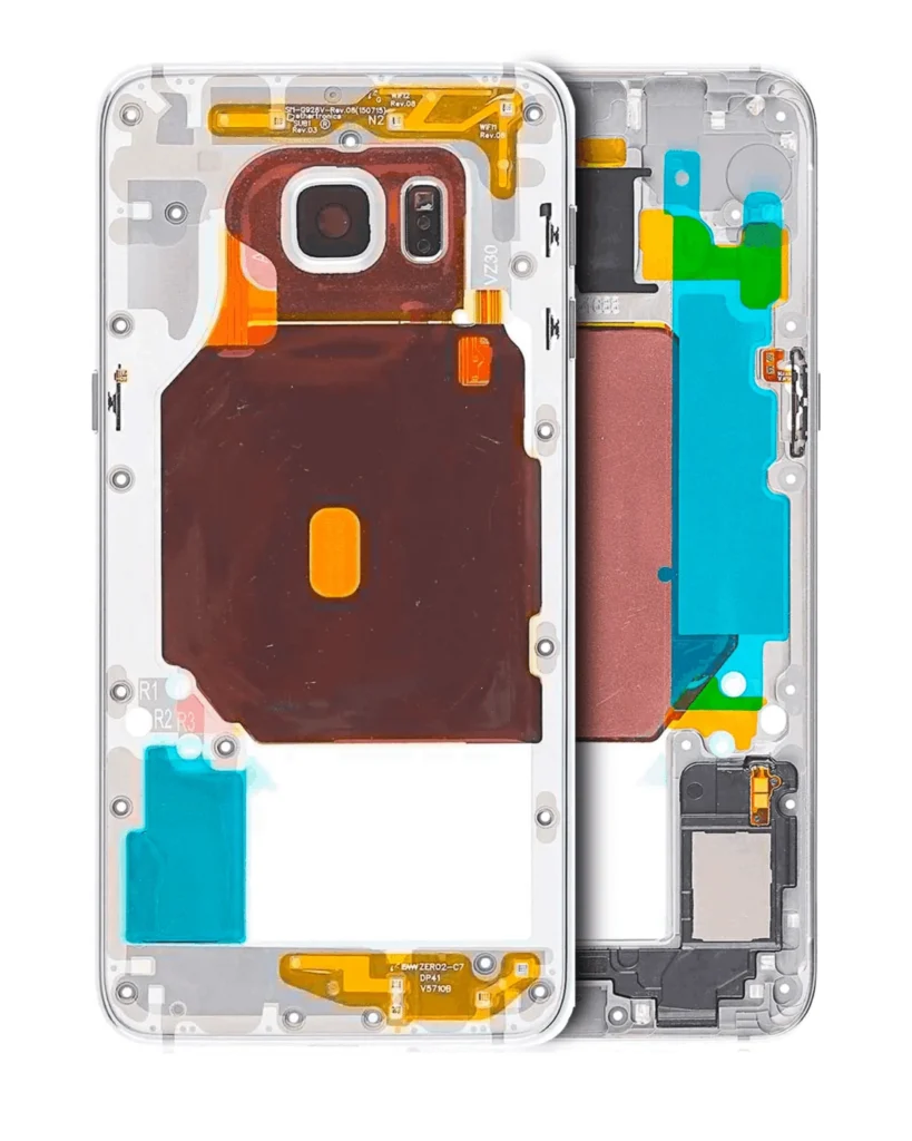 Mid-Frame Housing For Samsung Galaxy S6 Edge (Silver)