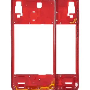 Mid-Frame Housing For Samsung Galaxy A30 (A305 / 2019) (Aftermarket Plus) (Red)