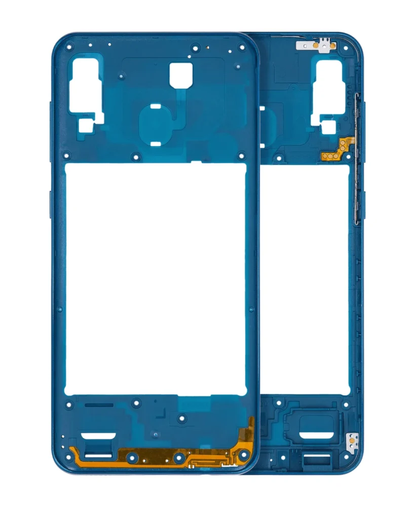 Mid-Frame Housing For Samsung Galaxy A30 (A305 / 2019) (Aftermarket Plus) (Blue)