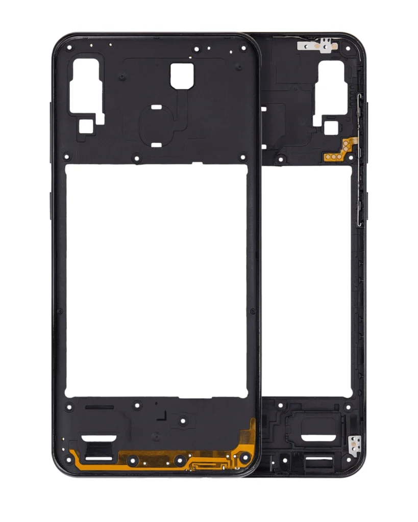 Mid-Frame Housing For Samsung Galaxy A30 (A305 / 2019) (Aftermarket Plus) (Black)