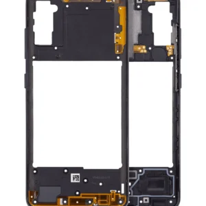 Mid-Frame Housing For Samsung Galaxy A41 (A415 / 2020) (Aftermarket Plus) (Prism Crush Black)