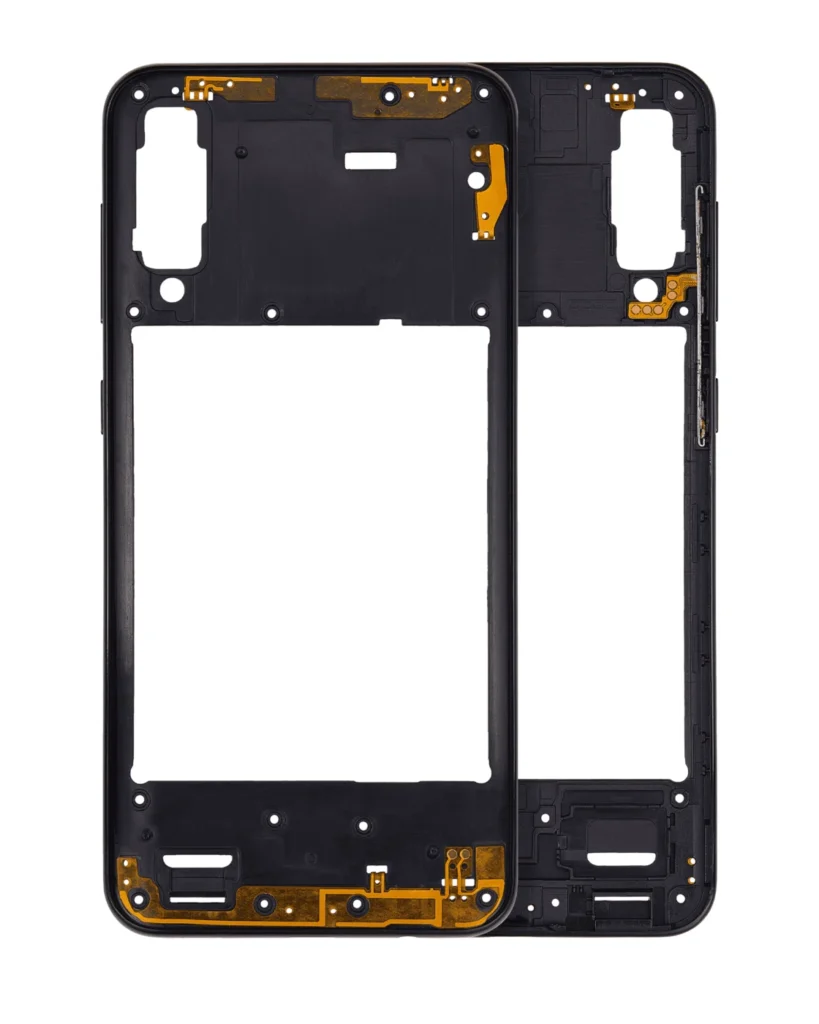 Mid-Frame Housing For Samsung Galaxy A50s (A507 / 2019) (Aftermarket Plus) (Prism Crush Black)