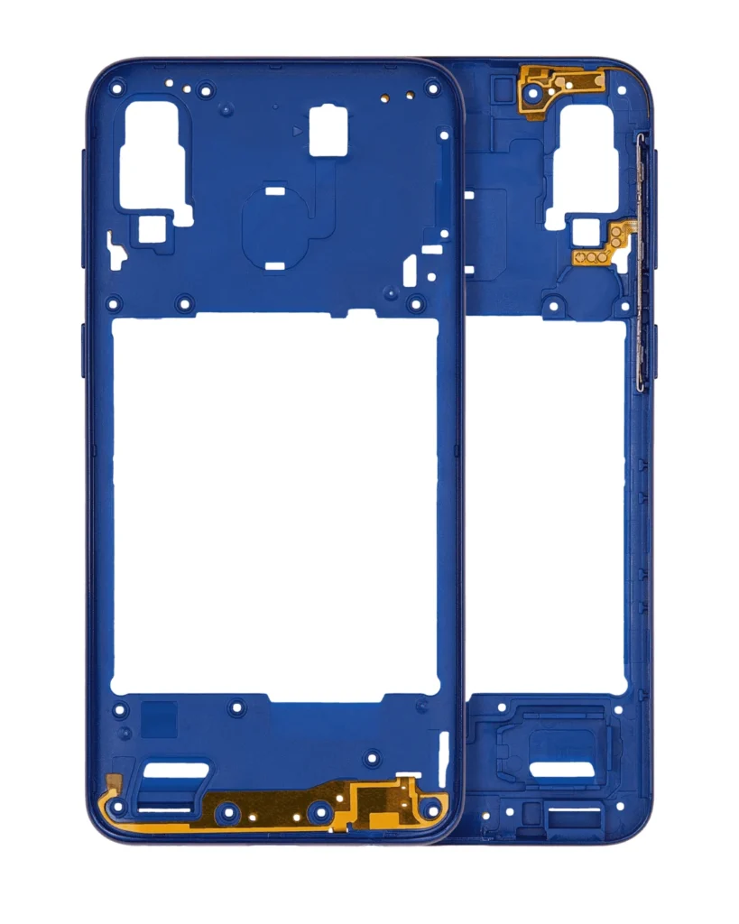 Mid-Frame Housing For Samsung Galaxy A40 (A405 / 2019) (Aftermarket Plus) (Blue)