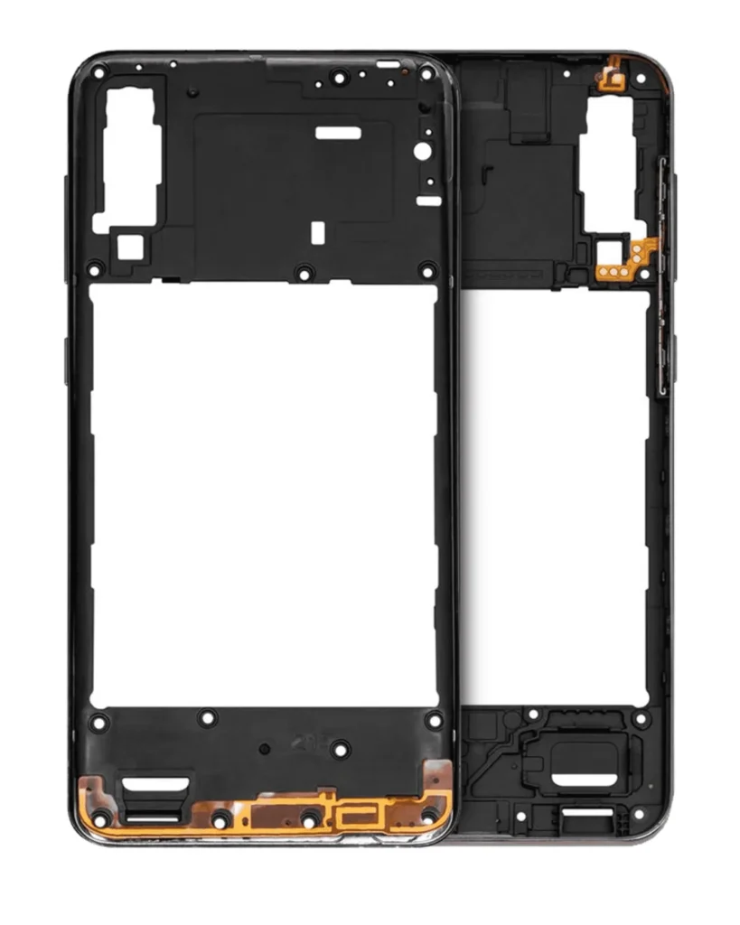 Mid-Frame Housing For Samsung Galaxy A30s (A307 / 2019) (Prism Crush Black)