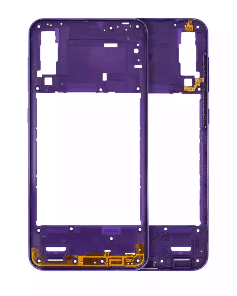 Mid-Frame Housing For Samsung Galaxy A30s (A307 / 2019) (Aftermarket Plus) (Prism Crush Violet)