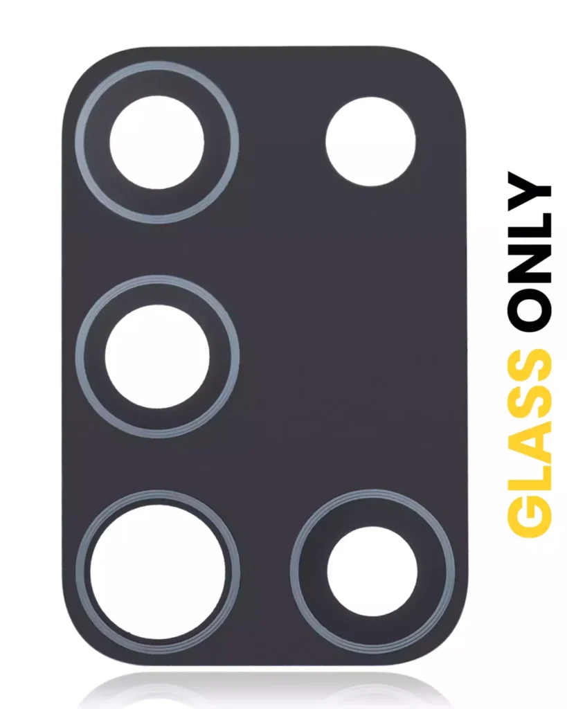 Back Camera Lens (Glass Only) With Adhesive For Samsung Galaxy A21S (A217 / 2020) (10 Pack)