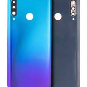 Back cover Glass With Camera Lens For Huawei P30 Lite / Nova 4E (6GB RAM / Without Logo) (Peacock Blue)