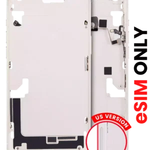 Mid-Frame Housing W/ Small Parts For iPhone 14 Plus (US Version) (Aftermarket Plus) (Starlight)