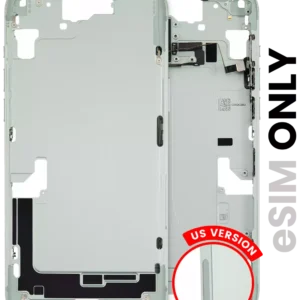 Mid-Frame Housing W/ Small Parts For iPhone 15 Plus (US Version) (Used OEM Pull: Grade A) (Green)