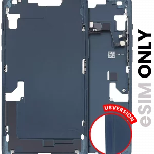 Mid-Frame Housing W/ Small Parts For iPhone 14 Plus (US Version) (Used OEM Pull: Grade B) (Midnight)