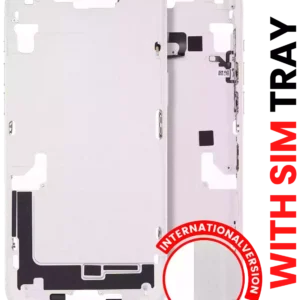 Mid-Frame Housing W/ Small Parts For iPhone 14 Plus (EU / Global Version) (Aftermarket Plus) (Starlight)