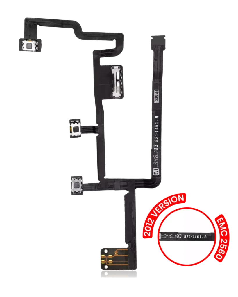 Power Button Flex Cable For iPad 2 (2012 Version: EMC 2560)
