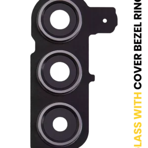 Back Camera Lens With Cover Bezel Ring For Samsung Galaxy S24 5G (Onyx Black)