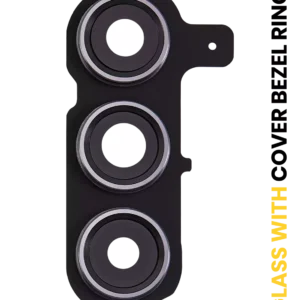 Back Camera Lens With Cover Bezel Ring For Samsung Galaxy S24 Plus 5G (Onyx Black)