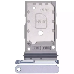 Dual Sim Card Tray For Samsung Galaxy S24 5G / S24 Plus 5G (Sapphire Blue)