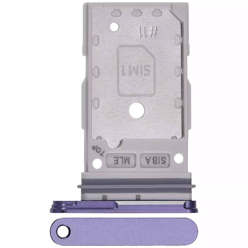 Dual Sim Card Tray For Samsung Galaxy S24 5G / S24 Plus 5G (Cobalt Violet)