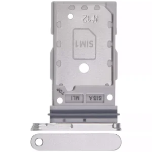 Dual Sim Card Tray For Samsung Galaxy S24 5G / S24 Plus 5G (Marble Gray)