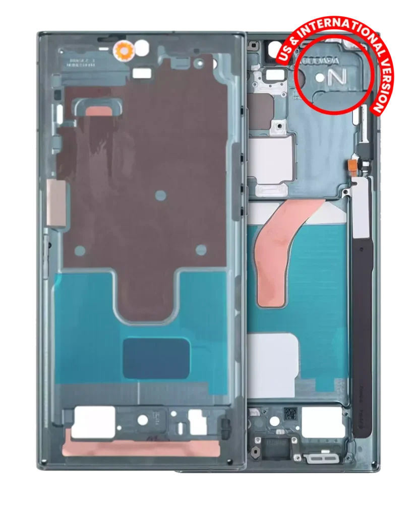 Mid-Frame Housing For Samsung Galaxy S22 Ultra 5G (US & International Version) (Green)