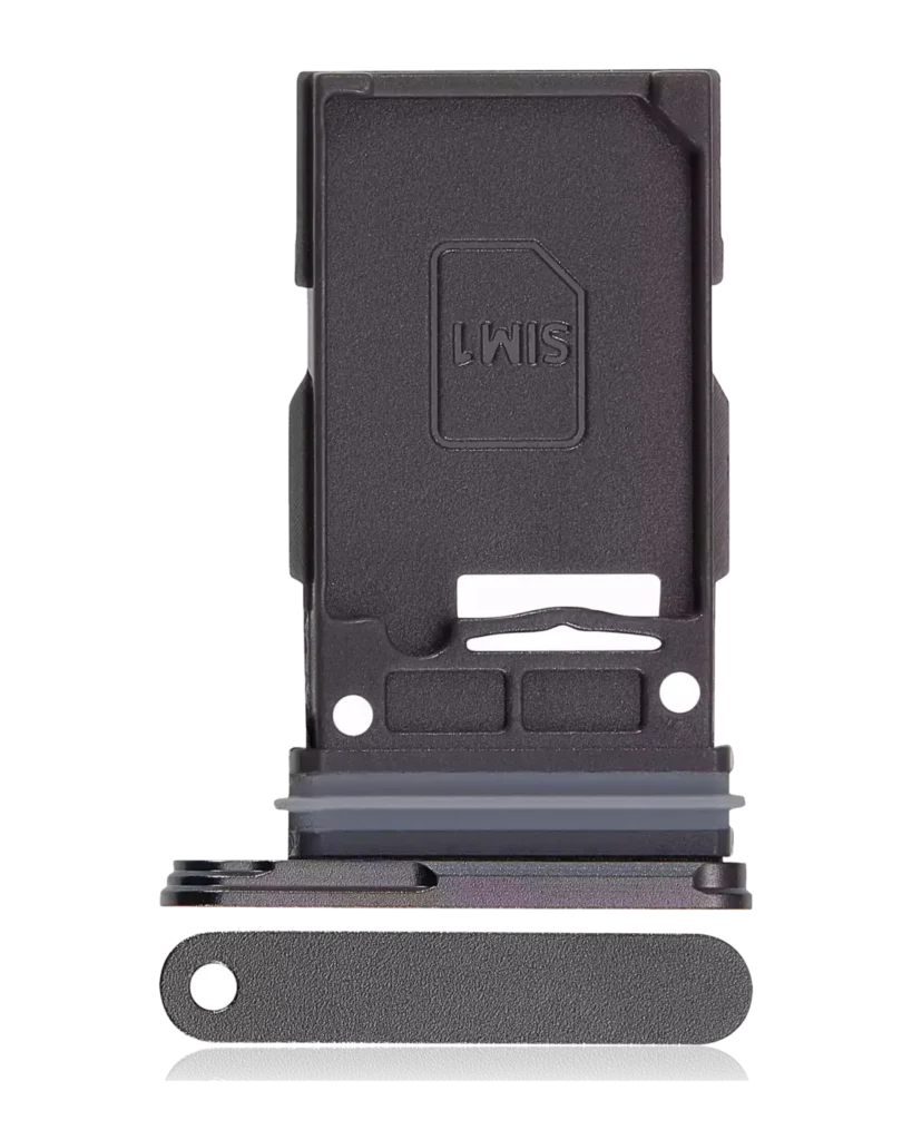 Single Sim Card Tray For Samsung Galaxy S24 Ultra 5G (Titanium Black)