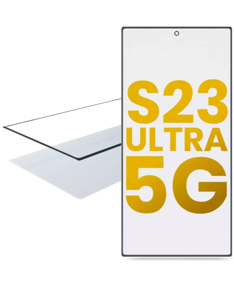 2 in 1 Front Glass With OCA Pre-Installed For Samsung Galaxy S23 Ultra 5G