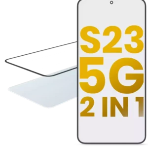 2 in 1 Front Glass With OCA Pre-Installed For Samsung Galaxy S23 5G