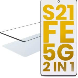 2 in 1 Front Glass With OCA Pre-Installed For Samsung Galaxy S21 FE 5G