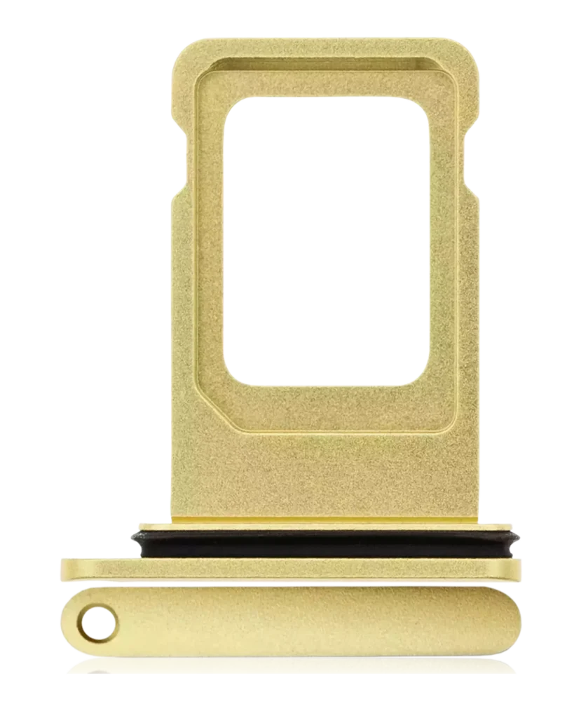 Single Sim Card Tray For iPhone 11 (Yellow)