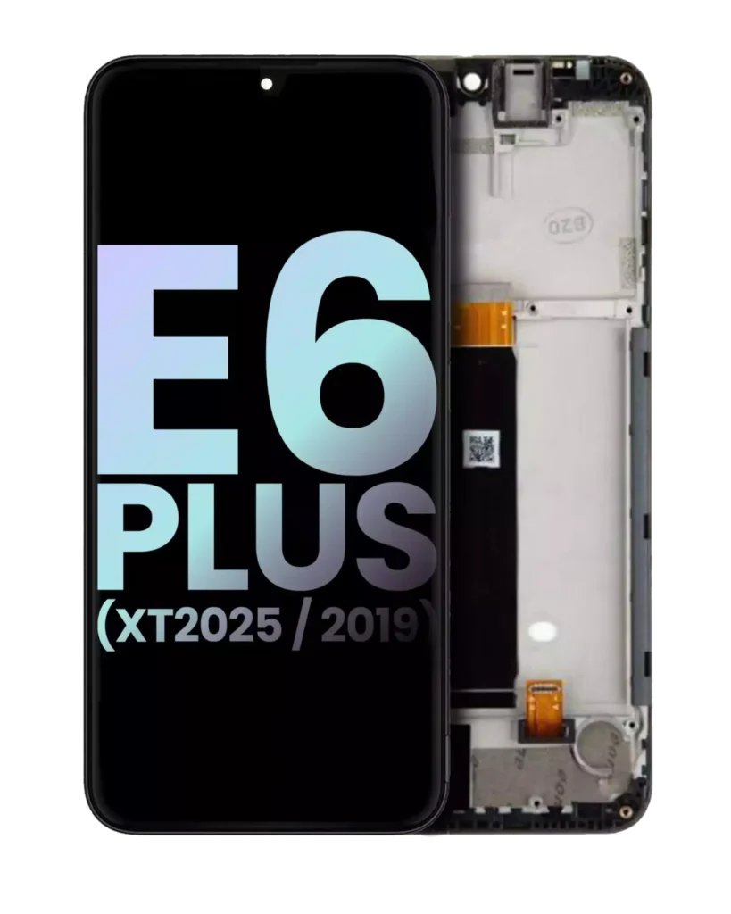 LCD Assembly With Frame For Motorola Moto E6 Plus (XT2025 / 2019) (Genuine OEM) (Black)