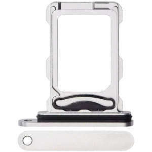 Dual Sim Card Tray For iPhone 16 Pro / 16 Pro Max (White Titanium)