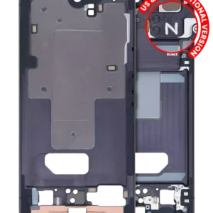 Mid-Frame Housing For Samsung Galaxy S22 5G (US & International Version) (Phantom Black)